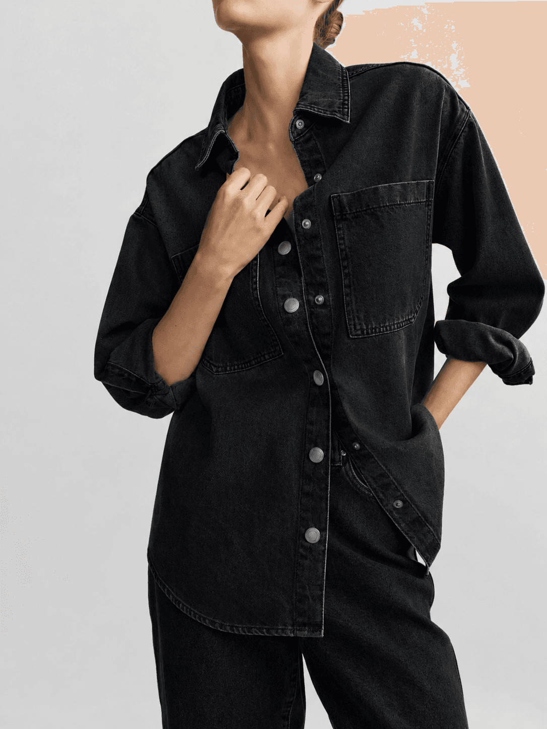 LUXNOIR FW Collection, fiber-dyed dark denim by ADM