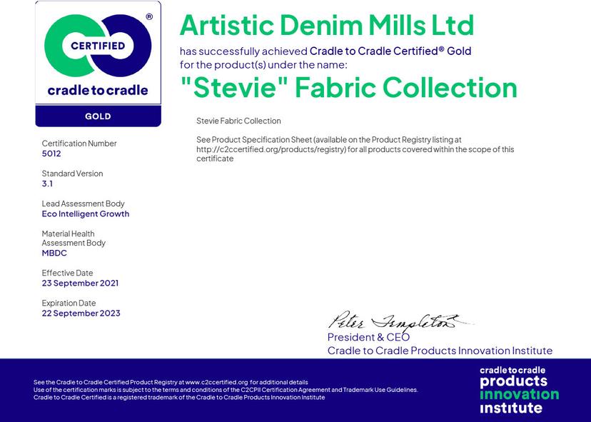 BCI certified denim manufacturer — Artistic Denim Mills